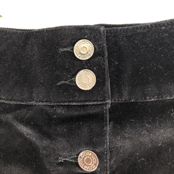 VOLCOM XGeorgia May Jagger Velvet ButtonDown Skirt - Picture 3 of 8